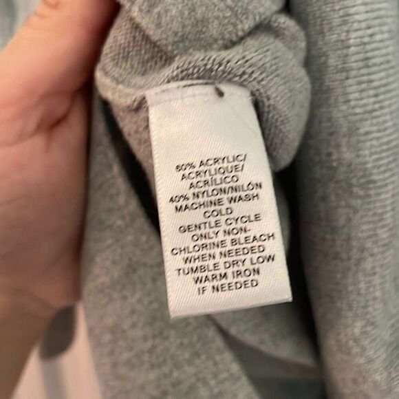 Loft grey cowl neck tunic sweater size small - Picture 4 of 10